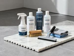 Tools needed for maintaining Carrara marble