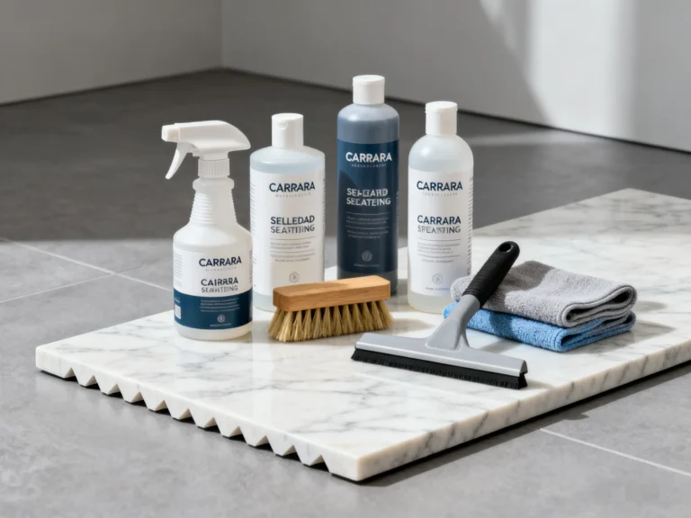 Tools needed for maintaining Carrara marble